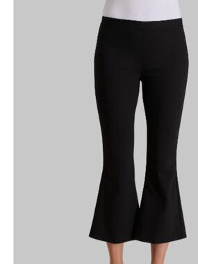 Peace of Cloth Premier Stretch Ella Pant Cropped & Flared Black